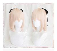 ydound 2022 Anime Fate Grand Order Sakura Sabre Okita Souji Wig Cosplay Traje de Cosplay Fate IR Mujeres Corta Sintético Pelucas De Partido De Halloween