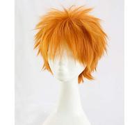 ydound 2022 Anime Haikyuu ! SHOYO Hinata Cosplay Pelo Corte Corte Naranja Play Pelo Pelo Trajes DE Halloween Pelo + CAPIO DE Pelo