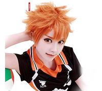 ydound 2022 Anime Haikyuu ! Shoyo Hinata Cosplay Peluca Corto Naranja Traje Juego Pelucas Disfraces de Halloween Cabello