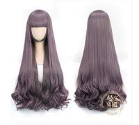 ydound 2022 Anime New 80 cm Tarjeta rizada Larga Captor Sakura Clear Clear Tomoyo Daidauji Cosplay Pelucas+ Peluca Cap
