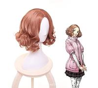 ydound 2022 Anime Persona 5 Futaba Sakura Yoshizawa Kasumi Wig Cosplay Traje Mujeres Largo Pelo de Halloween Party Play Pelucas + Peluca Free Pap Cap D (Color : B)