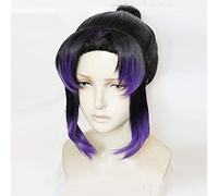 ydound 2022 Demonio Asesino kimetsu no Yaiba kochou Shinobu Peluca Cosplay Traje Resistente al Calor Pelo sintético Mujeres Cosplay Pelucas