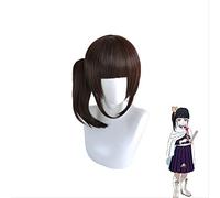 ydound 2022 Demonio Slayer Kimetsu No Yaiba Tsuyuri Kanawo Kanao Ponillo de Caballo Peluca Cosplay Traje Resistente al Calor Pelucas de Cosplay Pelucas de Cosplay