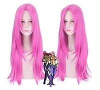 ydound 2022 Diavolo Wig Anime Wig Jojo' s Bizarre Adventure Cosplay Comic- con Halloween Party Carnival Adult Hombres y Mujeres Anime Fans Regalo( Peluca de Pelo Largo Rosa)
