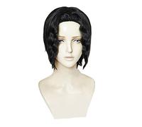 ydound 2022 Diocos Demonio Slayer Kimetsu No Yaiba Kibutsuji Muzan Cosplay Black Wigs Rizado Michael Jackson Blanco Sombrero One Tamaño Peluca
