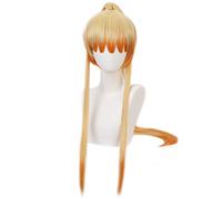 ydound 2022 Douma Wig, Demonio Slayer Douma Cosplay Peluca con Tapa de Peluca, Anime Cosplay Long Long Blonde Wig ( Color : Agatsuma Zenitsu Female )