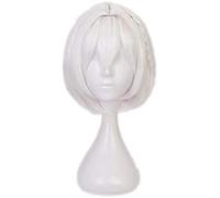 ydound 2022 GamesCosPlay Wig Azur Lane HMS Sirius Blanco Cabello Corto Anime Comic- con Navidad Carnaval Halloween Party Daily Life Wig Wig