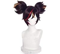ydound 2022 Genshin Impact Cosplay Pelucas de Cosplay Sucrose Green Gradient 85cm Larga Recta Resistente al Calor Sintético Halloween Carnival Party+ Wig Cap ( Pattern : Xinyan )