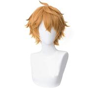 ydound 2022 Genshin Impact Cosplay Pelucas de Cosplay Sucrose Green Gradient 85cm Larga Recta Resistente al Calor Sintético Halloween Carnival Party+ Wig Cap ( Pattern : Tartaglia )