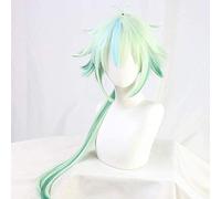 ydound 2022 Genshin Paimon Sora Diluc Barbara Juego Personajes Anime Cosplay Traje Cabello con Trenzas Pelucas de Caballo (Sucrose)