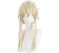 ydound 2022 Gray Sliver Largo Pelucas de Afeitar Pelucas de 27 Pulgadas Genshin Impact Cosplay Pelucas de Cosplay Pelo sintético + Cap de Peluca( Peluca de Razor) Fiesta de Carnaval de Halloween