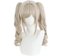 ydound 2022 Gray Sliver Largo Pelucas de Afeitar Pelucas de 27 Pulgadas Genshin Impact Cosplay Pelucas de Cosplay Pelo sintético + Cap de Peluca( Peluca de Razor) Fiesta de Carnaval de Halloween