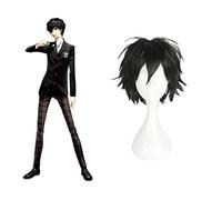 ydound 2022 Hot Game Persona 5 Cosplay Joker REN Amamiy Cosplay Pelucas Calor Resistente al Calor Sintético Halloween Carnaval Party Pense5 Cosplay Pelucas