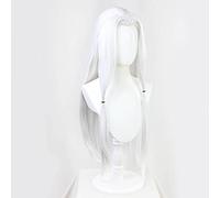 ydound 2022 Kimetsu No Yaiba Demon Slayer Spider Spider Silver Long Resistencia al Calor Resistente al Cabello sintético Halloween Party Cosplay+ Peluca Gratis Cap