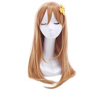 ydound 2022 L- Correo electrónico Peluca Amor Vivo Sol Cosplay Pelucas amorelive Kanan Ruby Mari Honoka Yoshiko Riko Usted Watanabe Cosplay Peluca Pelo sintético 14 Pulgadas Amarillo