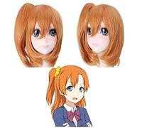 ydound 2022 LoveLive Kousaka Honoka Cosplay Peluca Naranja Ponytail Love Live Synthetic Hair+ Wig Cap rol Play Carnival Party Wig Halloween