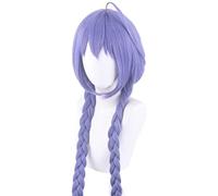 ydound 2022 Peluca de Cosplay de Anime, Peluca Roxy Migurdia de reencarnación sin Trabajo, Peluca Larga Morada de 100 cm, con Gorro de Peluca Gratis, for Fiesta, Peluca de Cosplay de Halloween Diaria