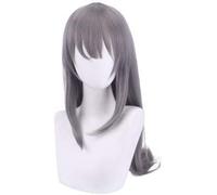 ydound 2022 Peluca de Cosplay de Anime Sakurajima MAI Gris Pelo Largo Comic-con Navidad Carnaval Fiesta de Halloween Vida Diaria Hombres y Mujeres Peluca de Moda
