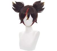 ydound 2022 Peluca de Impacto Genshin, Peluca Xinyan de Cosplay de Anime, con Gorro de Peluca Gratis, for Halloween, Fiesta, Carnaval, Vida Nocturna, conciertos, Bodas