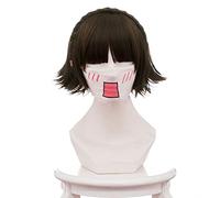ydound 2022 Persona 5 Makoto niijima Cosplay Peluca 30 cm Corta Resistente al Calor sintético Peluca Trenzada for Mujer Anime Traje Fiesta marrón Makoto niijima (Color : Makoto Niijima)