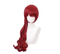 ydound 2022 Persona 5 P5r Yoshizawa Kasumi Red Long Long Rury Panytail Peluca Cosplay Traje Resistente al Calor Cabello sintético Pelucas de Fiesta