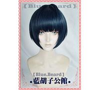 ydound 2022 Persona 5 takemi tae Breve Color Mezclado Peluca Cosplay Cabello Halloween p5 Azul Negro