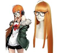 ydound 2022 Personaje del Anime de 5 Futaba Sakura Peluca Peluca de Las Mujeres largas sintético del Partido de Halloween de Pelo Juegos de rol Traje de Pelucas