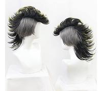 ydound 2022 ShinAZUGAWA SANEMI Demonio Slayer Kimetsu No Yaiba Cosplay Wig Halloween Hair+ Free Wig Cap
