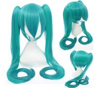 ydound 2022 Vocaloide Sakura Snow Senbonzakura Dos PonyTails Wig Cosplay Costura Largo Pelo SINTÉTICO Largo Halloween Pelucas 16