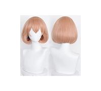 ydound Cosplay Wig Hinata Tachibana Anime Cosplay Peluca Pelo for Fiesta de Halloween Naranja Peluca Corta (Hinata Tachibana)