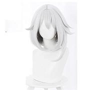 ydound Cosplay Wig Juego Genshin Impact Cosplay Peluca Diluc Razor Paimon EULA Keqing Figuras Hombres Mujeres Pelucas de Pelo Disfraces de Halloween Fiesta Accesorios (Paimon)