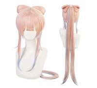 ydound Cosplay Wig Peluca Genshin Impact Sangonomiya Kokomi, Accesorios de Disfraz de Cosplay de Genshin, Peluca sintética Resistente al Calor for Juegos de Amantes del Anime