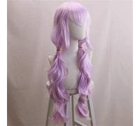 ydound Cosplay Wig Pelucas de Cosplay de Anime Azur Lane USS Laffey Peluca de Cosplay de Alta Temperatura de Seda Rosa Red Interior KEEBON