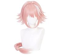 ydound Cosplay Wig Rider Astolfo Peluca, Fate Rider Astolfo Cosplay Peluca Pelo sintético Resistente al Calor Juego de rol pelos for Fiesta de Halloween