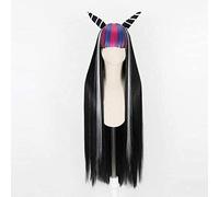 ydound Peluca de anime Coser de anime Dangan Ronpa Mioda Ibuki, peluca de pelo largo para cosplay + gorra de peluca sintética resistente al calor
