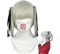 ydound Peluca de anime Coser de anime Kakegurui, jugador compulsivo, Momobami Kirari, peluca de cosplay para mujer, peluca de pelo sintético para Halloween, fiesta de rol, pelucas de disfraz