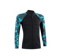 YDQUANI Traje de neopreno de 2 mm Top Traje de neopreno Chaqueta térmica de manga larga Traje de buceo para hombres mujeres natación en aguas abiertas Buceo Buceo Surf