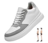 YDRABFLE Zapatos Deportivos Zapatillas De Elevador De Zapatillas De Elevador De Zapatillas-Whitebray 8Cm-42
