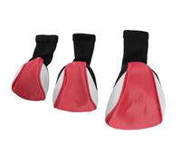 YDRCESMI Club Head Cover Interchangeable Tags Breathable Scratch Proof Nylon Composite Fabric 1 3 5 Club Protective Head Cover for Golf Enthusiasts (Red White)