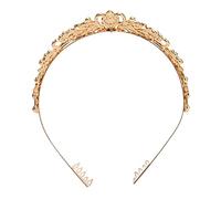 YDRCESMI Gold Crown Bridal Glittering Elegant Wedding Wedding Princess Crown Party Decoración