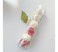 YdseozOA 36pcs Ratán Reed perfumería rellena con Pegatinas difusoras aromáticas decoración de Bola de Ratán y decoración de perfumería Familiar Bricolaje de la Oficina Familiar de Flower Reed (Rosa)