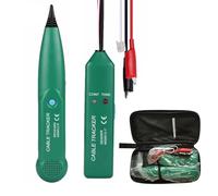YdseozOA Rastreador de cables, dispositivo de prueba de circuitos eléctricos, detector de rotura de cable, rastreador de línea telefónica MS6812, comprobador de cables multifuncional, comprobador de