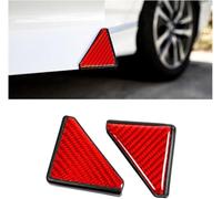 YDSTNiu 2 Piezas Cubierta Protectora para Esquina De Puerta Delantera De Coche para Renault Sandero/Stepway I(BS) (2007-2026), Protección de Esquinas para Coche,Red