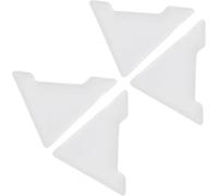 YDSTNiu 2 Piezas Cubierta Protectora para Esquina De Puerta Delantera De Coche para Renault Sandero/Stepway I(BS) (2007-2026), Protección de Esquinas para Coche,White