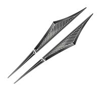 YDSTNiu 2 Piezas Emblemas Laterales de Guardabarros de Coche para BMW 2er F22/F23/F87 M2, Coche Insignia Pegatina, Emblema 3D para Puerta Lateral,Black