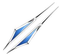 YDSTNiu 2 Piezas Emblemas Laterales de Guardabarros de Coche para FIAT FIORINO 2008-2026, Coche Insignia Pegatina, Emblema 3D para Puerta Lateral,Blue