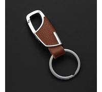 YDSTNiu 2 Piezas Llavero De Coche para Citroen C1 C2 C3 C4 C5 Picasso C6, Anillo Llave Soporte Automotriz Fijación Clip Accesorio Hebilla Liberación Rápida,Brown