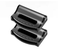 YDSTNiu 2 Piezas Pinza Cinturon de Seguridad para Audi Q3 I Bj.2011-2018, Ajustador Freno Bloqueador Tope Cierre Sujetador Hebilla Correa Coche