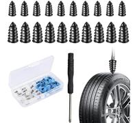 YDSTNiu 20 Piezas Tornillos de Reparación de Neumáticos para Dacia Sandero Stepway 3 2020-2025,Caucho Rápida Fiable Kit Pinchazos Neumático de Vacío sin Cámara