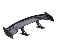 YDSTNiu Alerón Trasero para Coche para FIAT DOBLO 2010-2023, Mini Alerón De Cola para Coche, Mini alerón para Coche Fibra de Carbono, alerón Trasero ABS,Carbon Fiber Black